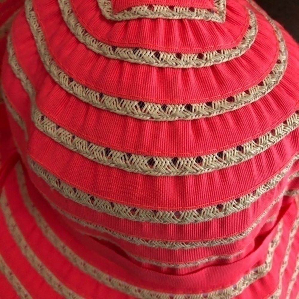 San Diego Hat Co. Pink Kids Sun Hat Size 4-6 - Picture 2 of 3